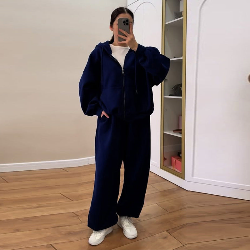 Damer avslappnad hoodie- och joggingset Mirla-Eva Jonsson