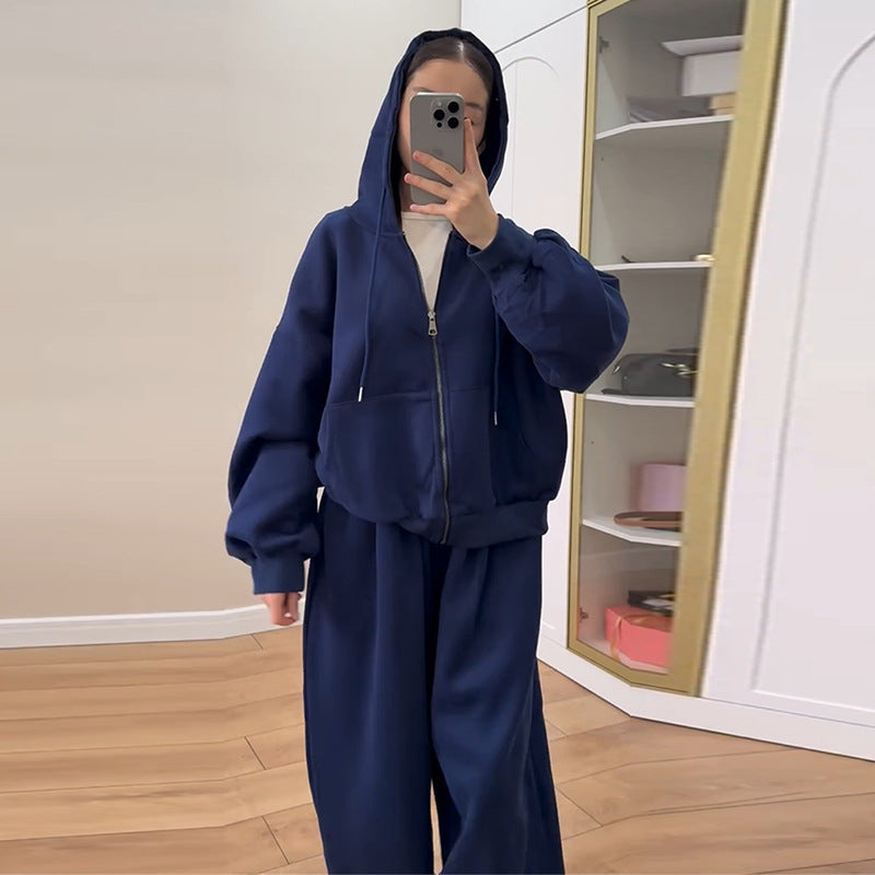 Damer avslappnad hoodie- och joggingset Mirla-Eva Jonsson