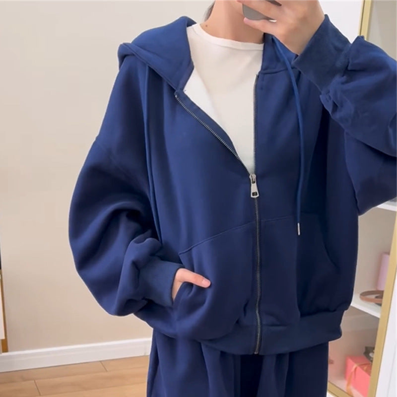 Damer avslappnad hoodie- och joggingset Mirla-Eva Jonsson