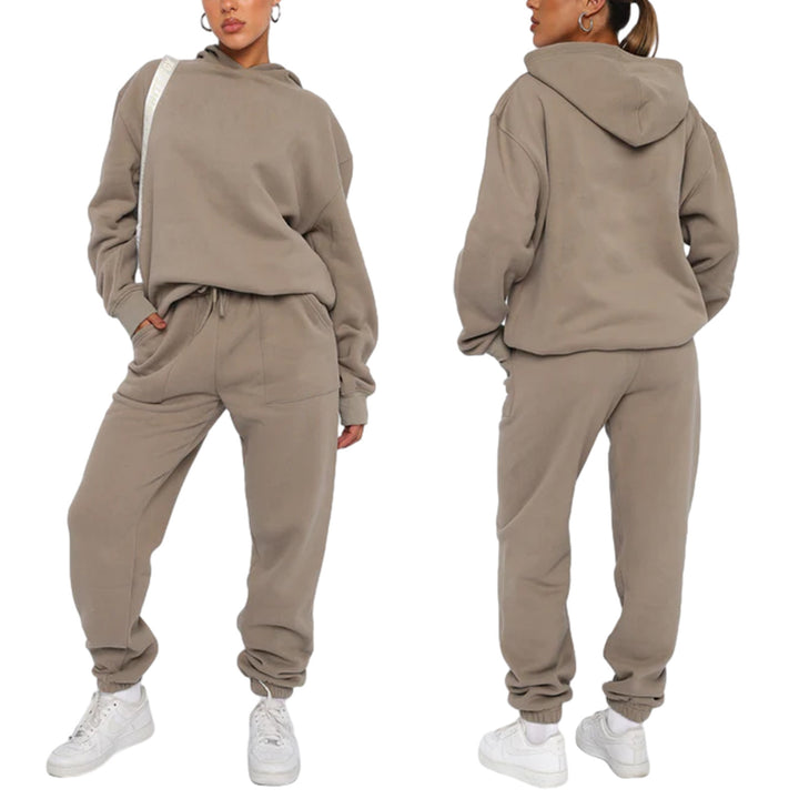 Damer avslappnad hoodie- och joggingset Mirla-Eva Jonsson