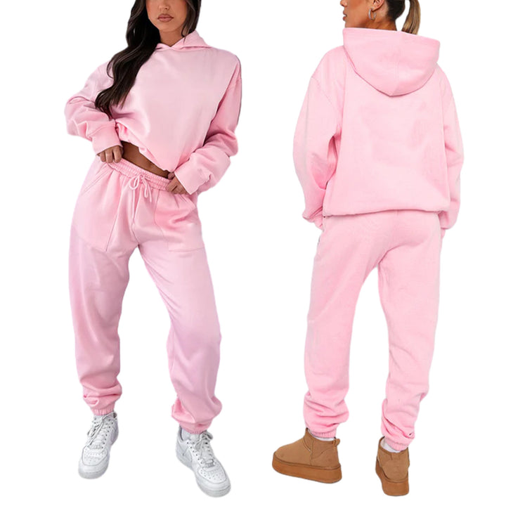 Damer avslappnad hoodie- och joggingset Mirla-Eva Jonsson