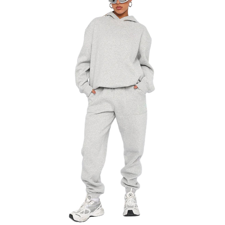 Damer avslappnad hoodie- och joggingset Mirla-Eva Jonsson