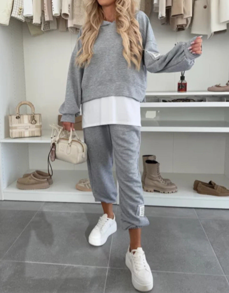 Damer avslappnad hoodie och joggingset Mirla-Eva Jonsson