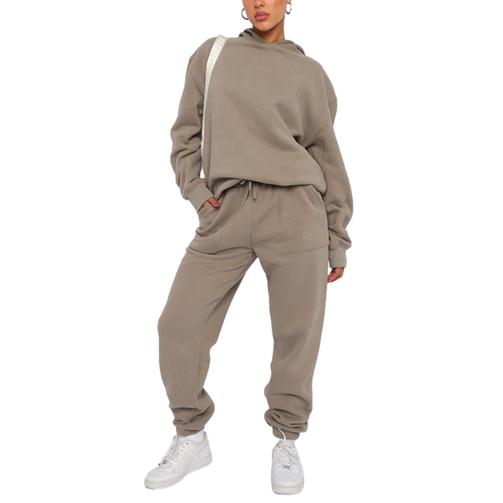Damer avslappnad hoodie- och joggingset Mirla-Eva Jonsson