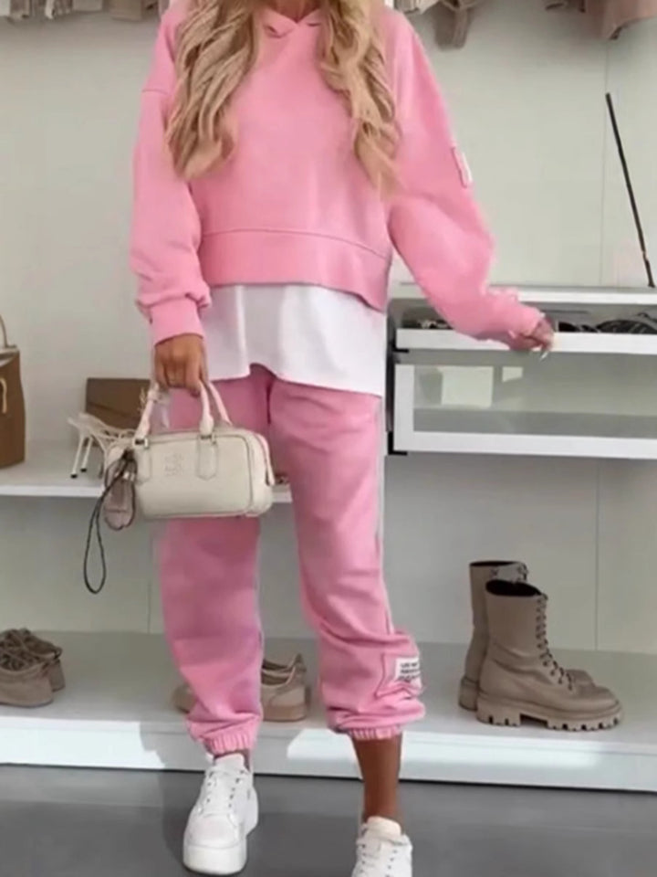 Damer avslappnad hoodie och joggingset Mirla-Eva Jonsson