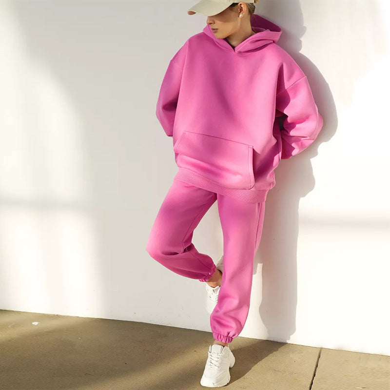 Damer avslappnad hoodie och joggingsets Mirla-Eva Jonsson