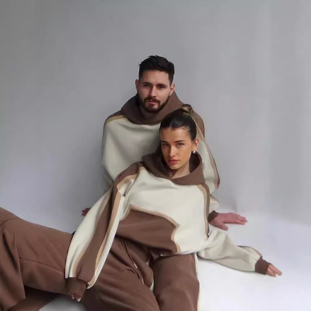 Damer avslappnad hoodie-set med matchande detaljer Mirla-Eva Jonsson
