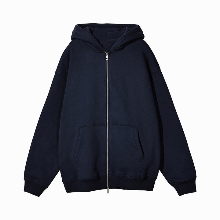 Damer avslappnad hoodie sweatshirt jacka med stor passform Eva Jonsson-Eva Jonsson