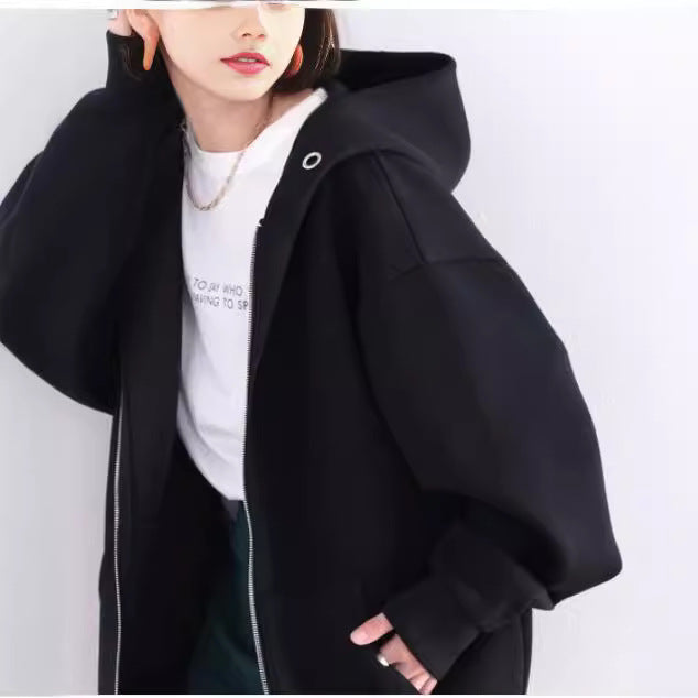 Damer avslappnad hoodiejacka med oversized snitt Mirla-Eva Jonsson