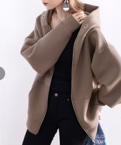 Damer avslappnad hoodiejacka med oversized snitt Mirla-Eva Jonsson