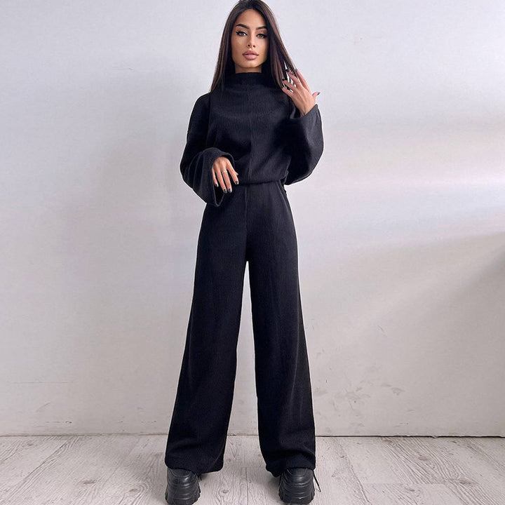 Damer avslappnad jumpsuit i mjukt rippat material Mirla-Eva Jonsson