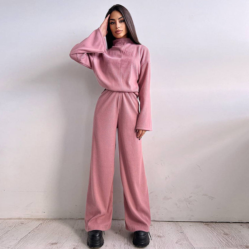 Damer avslappnad jumpsuit i mjukt rippat material Mirla-Eva Jonsson