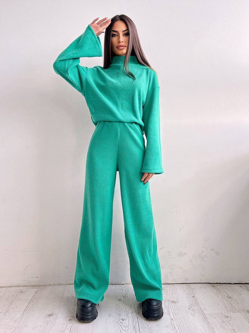 Damer avslappnad jumpsuit i mjukt rippat material Mirla-Eva Jonsson