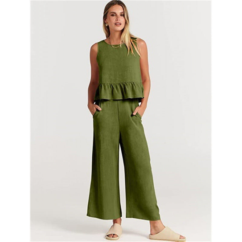 Damer avslappnad jumpsuit med voluminös överdel och sidofickor Eva Jonsson-Eva Jonsson