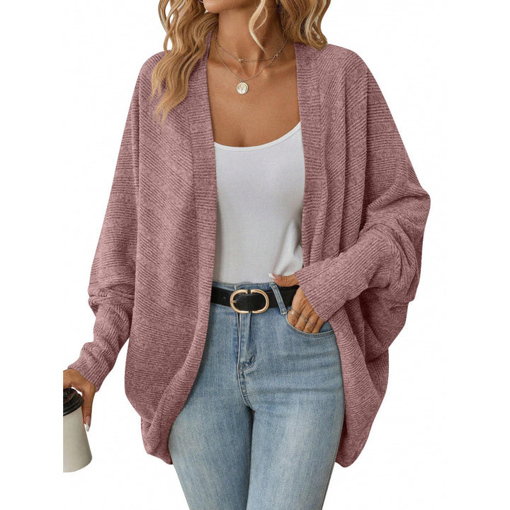 Damer avslappnad kofta med oversized snitt och avslappnade ärmar Mirla-Eva Jonsson