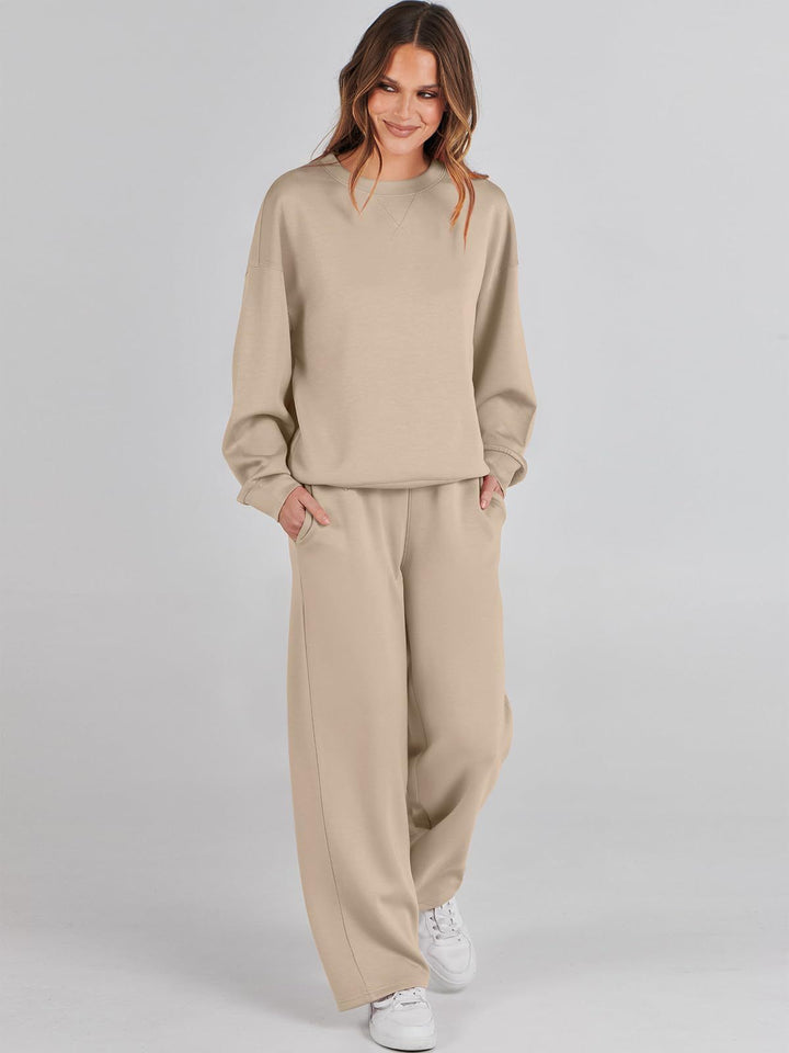 Damer avslappnad komfort sweatshirtset Mirla-Eva Jonsson