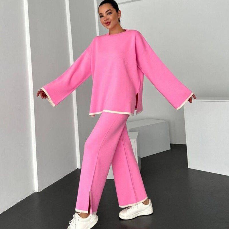 Damer avslappnad lounge-set med vida ärmar och sidslitsar Mirla-Eva Jonsson