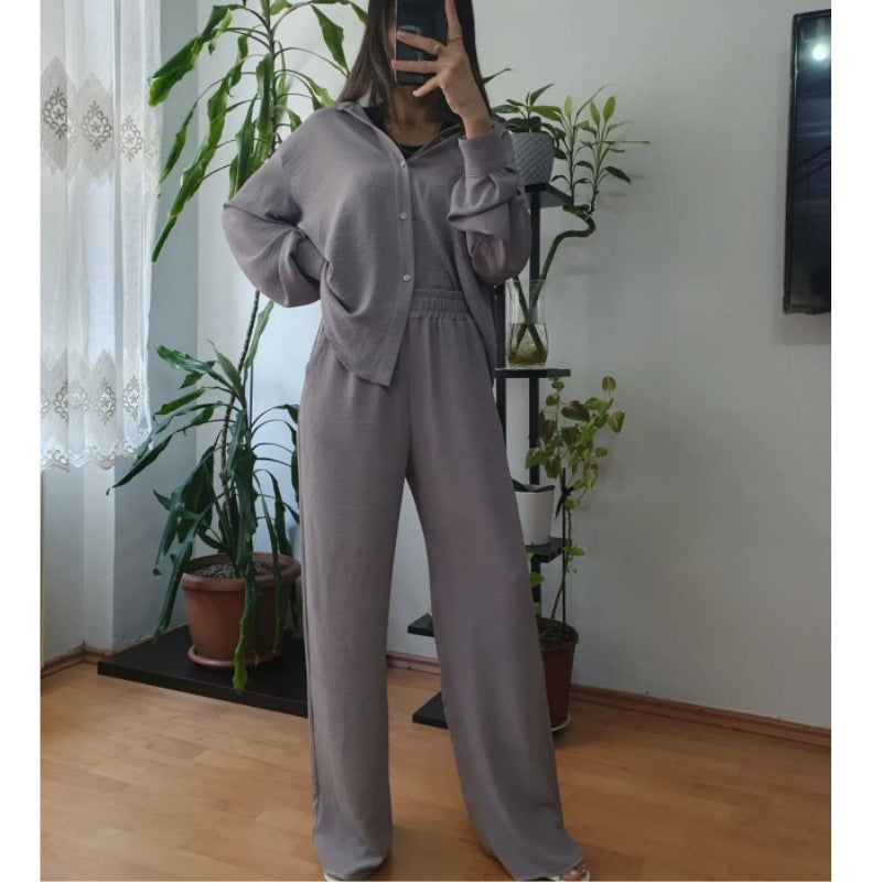 Damer avslappnad och elegant blazer-byxdress Eva Jonsson-Eva Jonsson