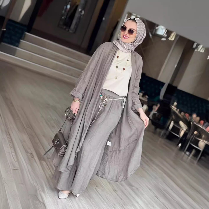 Damer avslappnad och elegant tvådelad med överkast Mirla-Eva Jonsson