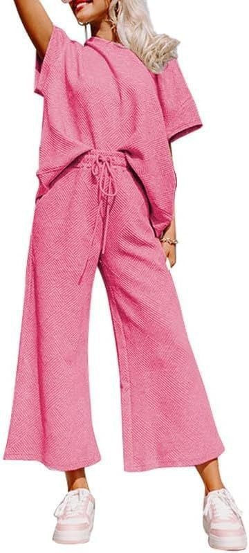Damer avslappnad och luftig jumpsuit-set med vida ben och midjeåtdragning Mirla-Eva Jonsson