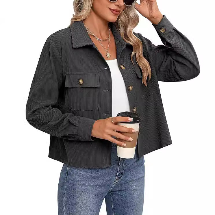 Damer avslappnad overshirt-jacka Mirla-Eva Jonsson