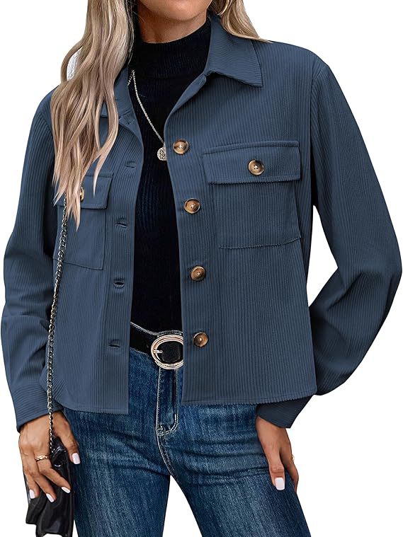 Damer avslappnad overshirt-jacka Mirla-Eva Jonsson