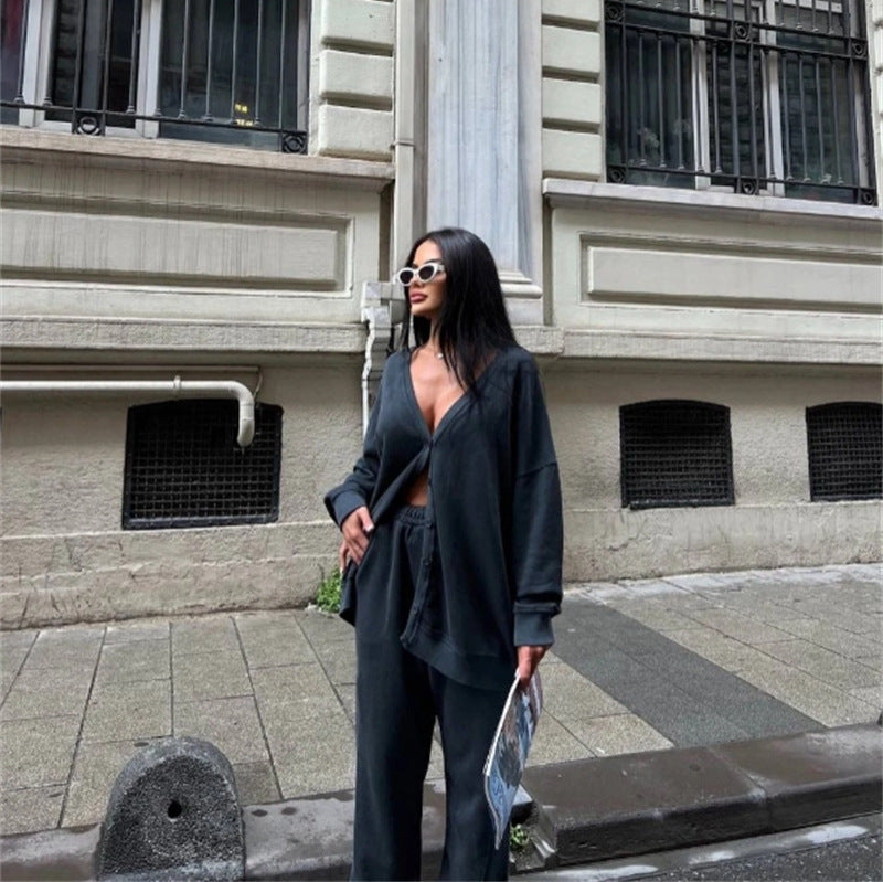 Damer avslappnad oversize cardigan med knappar Eva Jonsson-Eva Jonsson