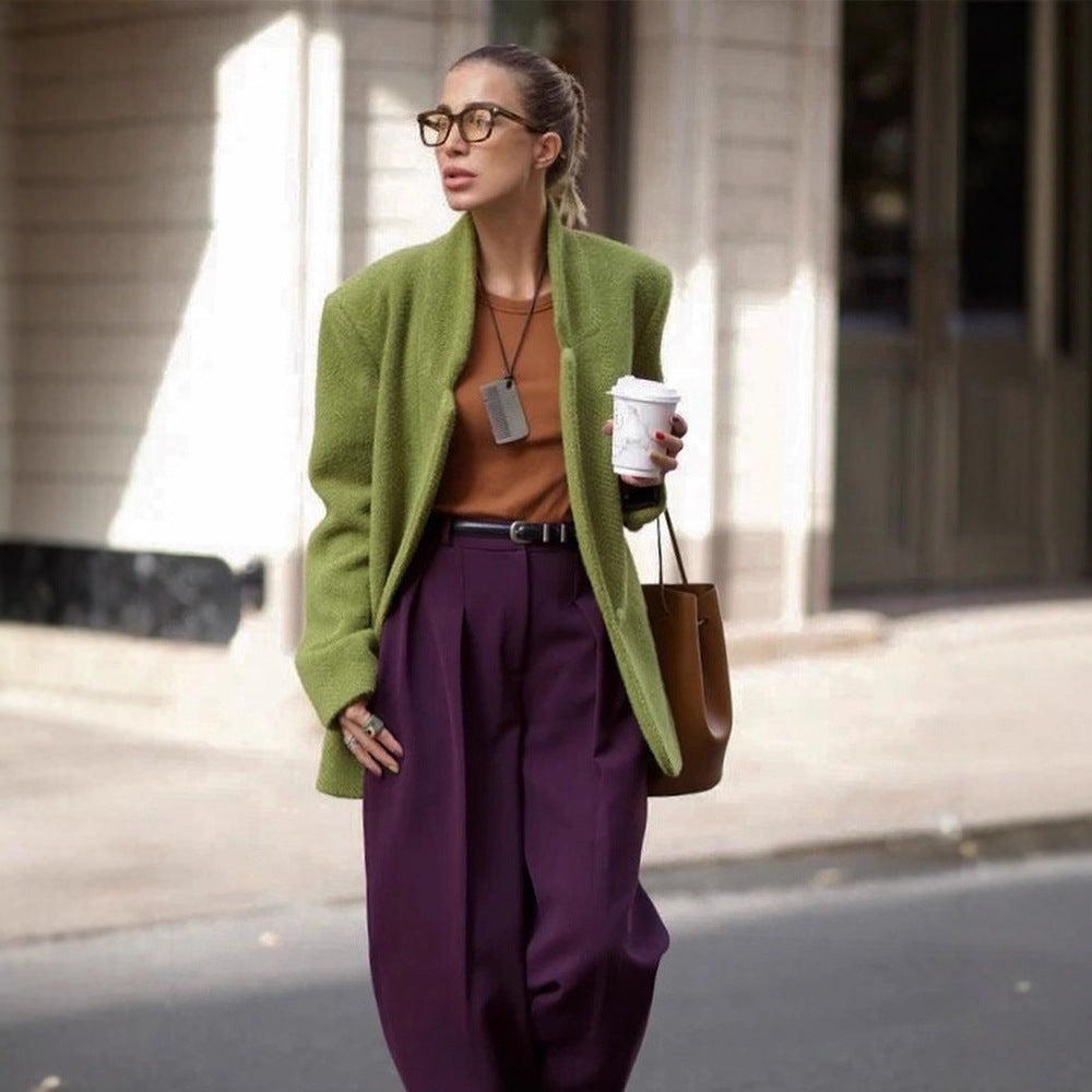 Damer avslappnad oversized blazer i högkvalitativt material Mirla-Eva Jonsson