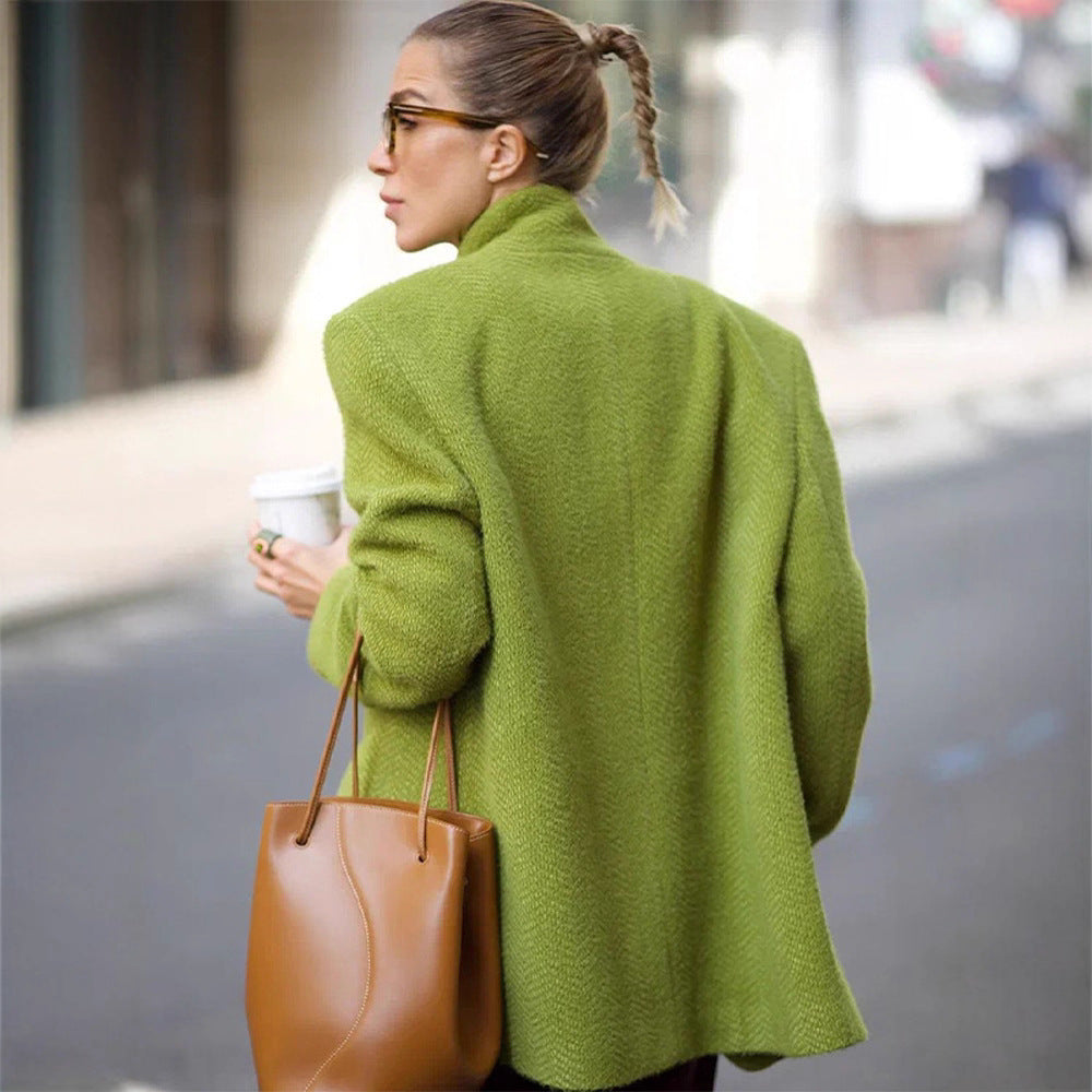Damer avslappnad oversized blazer i högkvalitativt material Mirla-Eva Jonsson