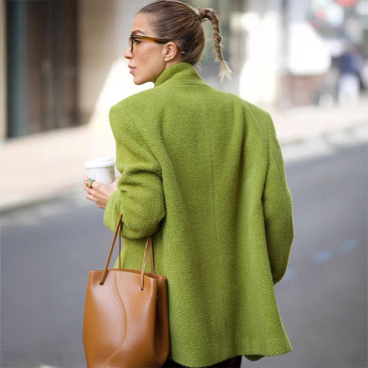 Damer avslappnad oversized blazer i högkvalitativt material Mirla-Eva Jonsson
