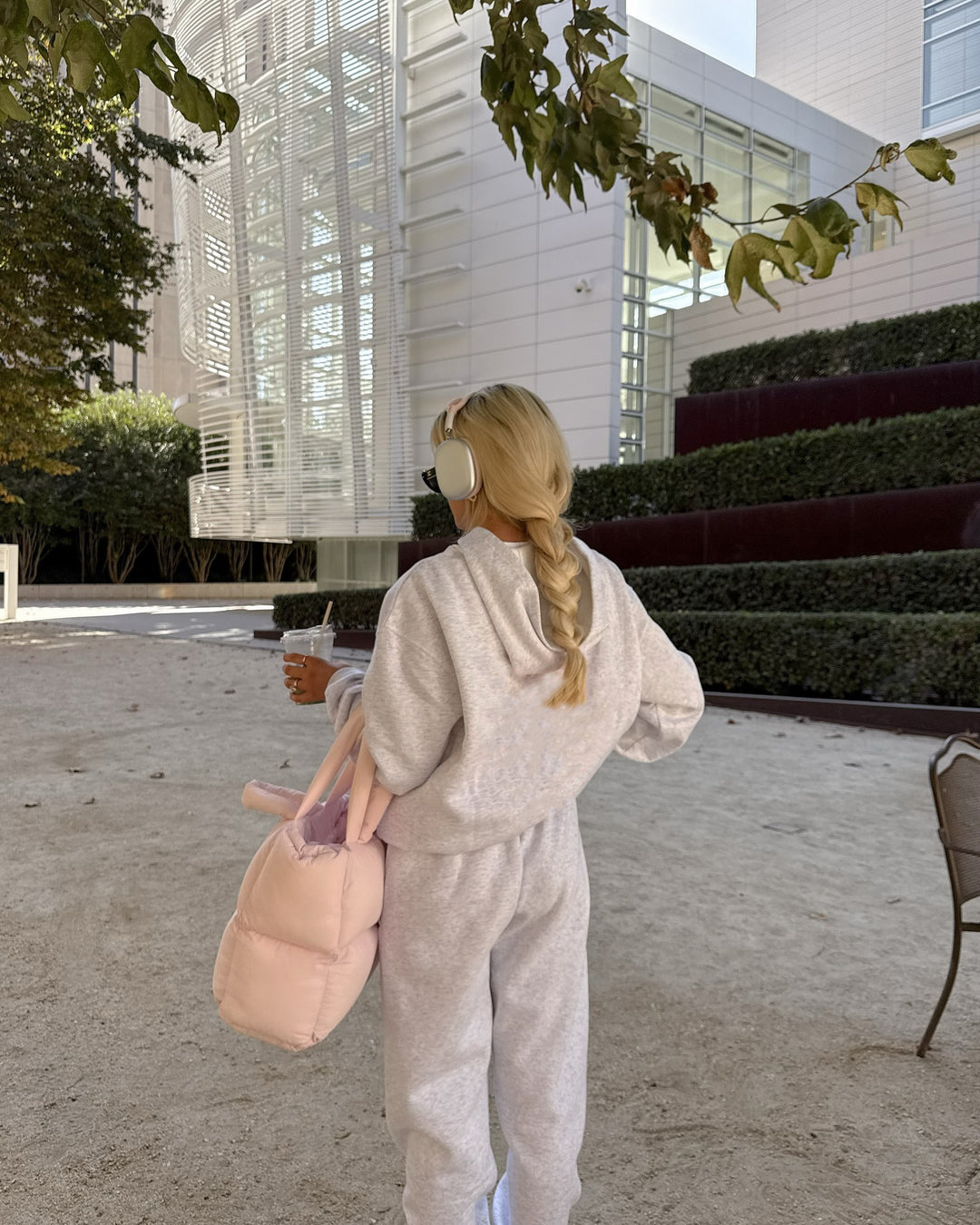 Damer avslappnad oversized hoodie med kenguruficka och joggerbyxor set Eva Jonsson-Eva Jonsson