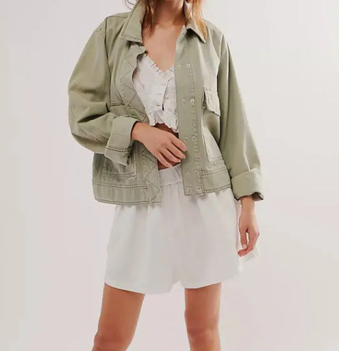 Damer avslappnad oversized-jacka Mirla-Eva Jonsson