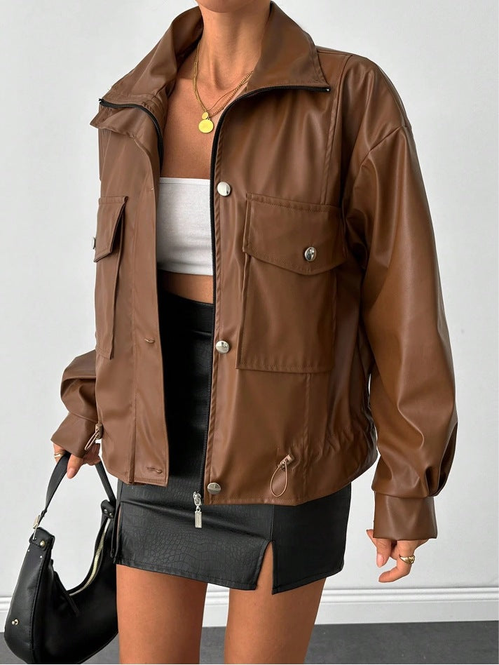 Damer avslappnad oversized-jacka med stora fickor Mirla-Eva Jonsson