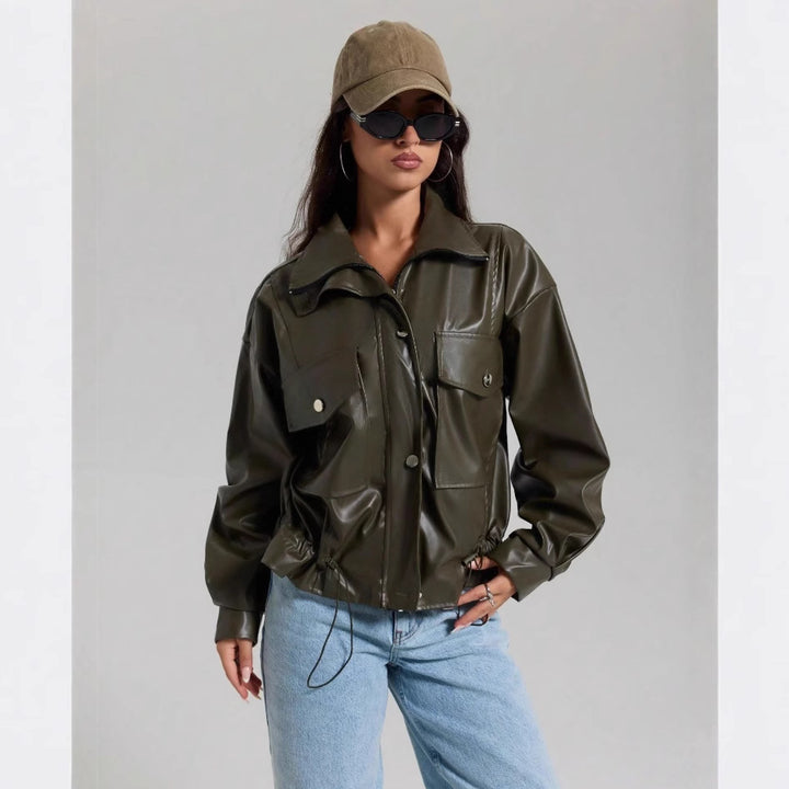 Damer avslappnad oversized-jacka med stora fickor Mirla-Eva Jonsson