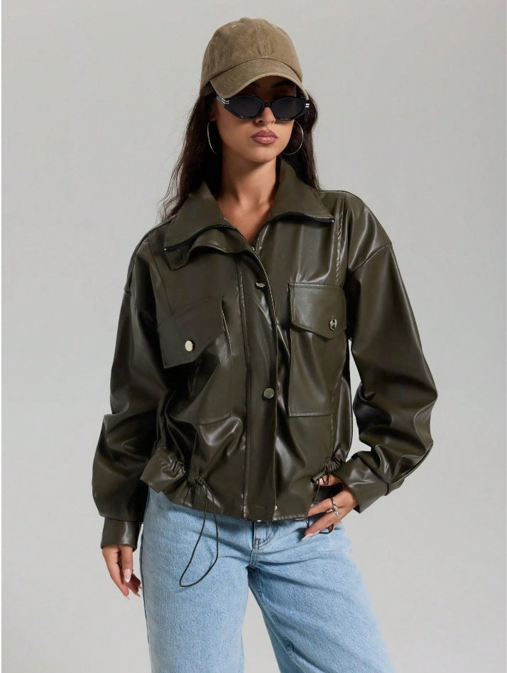 Damer avslappnad oversized-jacka med stora fickor Mirla-Eva Jonsson