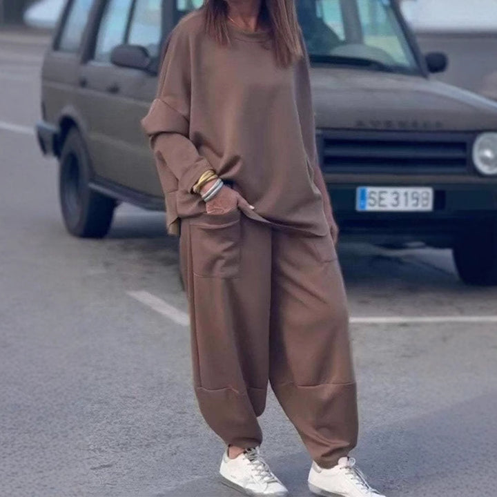 Damer avslappnad oversized-set Mirla-Eva Jonsson