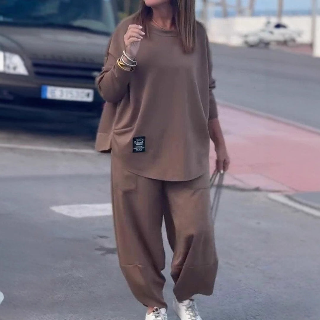 Damer avslappnad oversized-set Mirla-Eva Jonsson