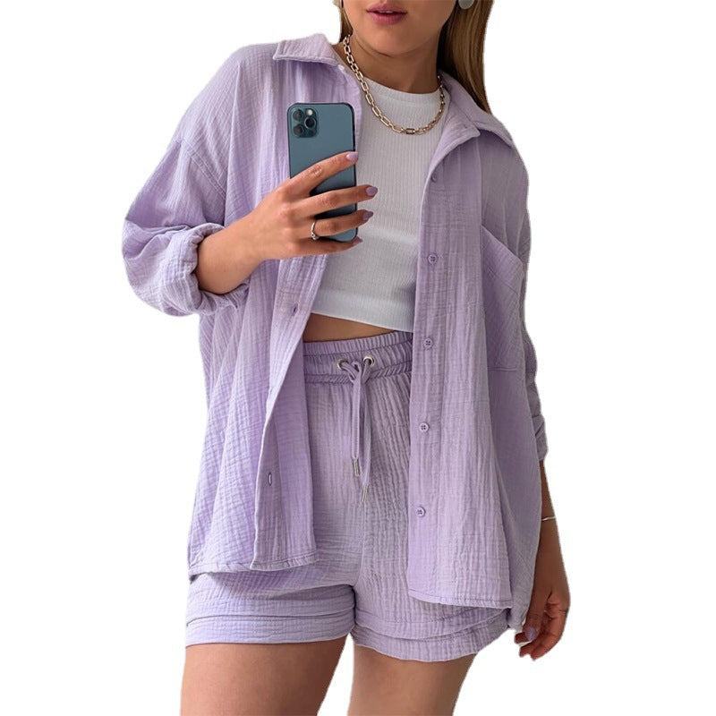 Damer avslappnad oversized skjortjacka med bälte Eva Jonsson-Eva Jonsson