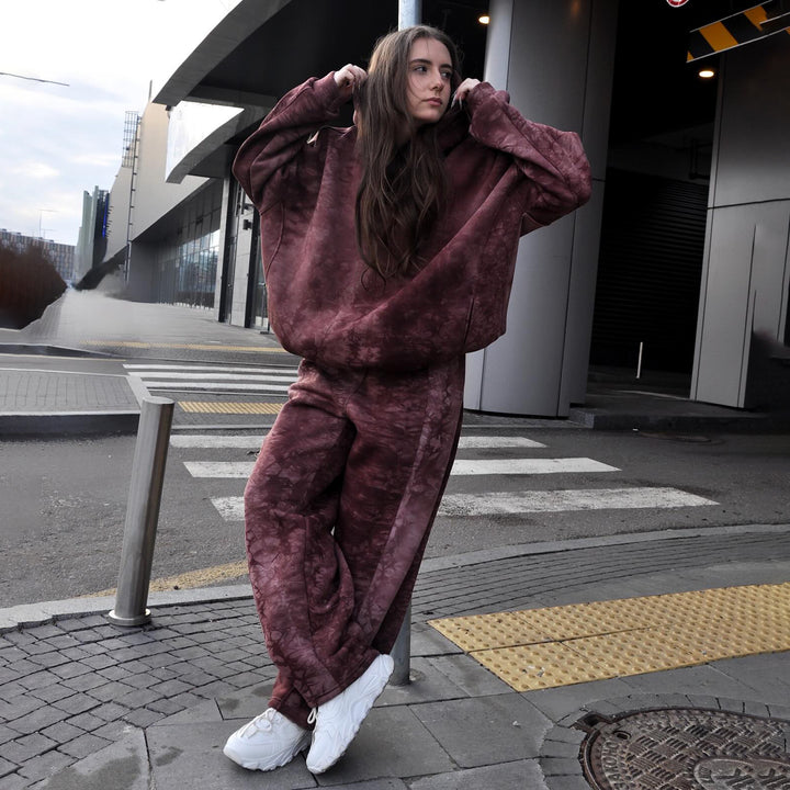 Damer avslappnad oversized sport-joggingdräkt Mirla-Eva Jonsson