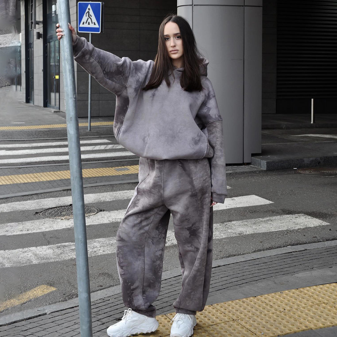 Damer avslappnad oversized sport-joggingdräkt Mirla-Eva Jonsson