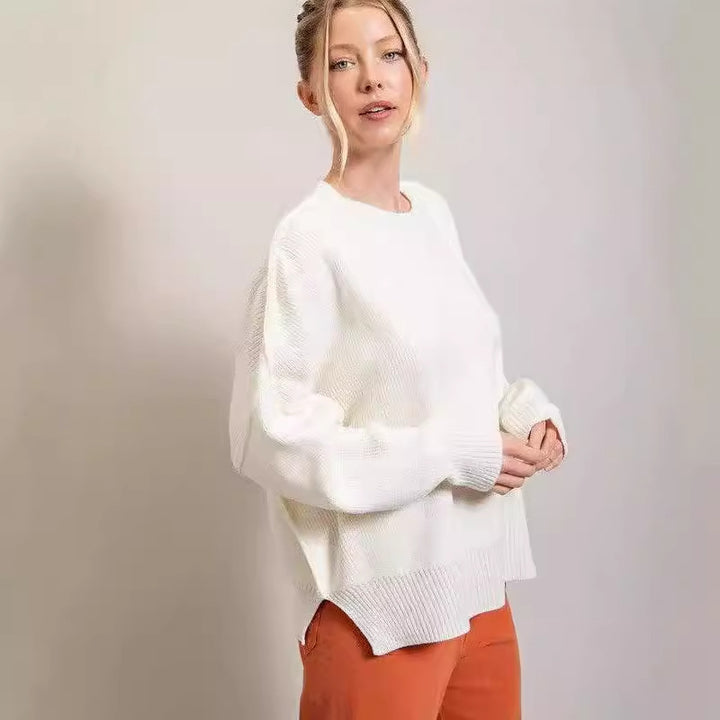 Damer avslappnad oversized stickad tröja Mirla-Eva Jonsson