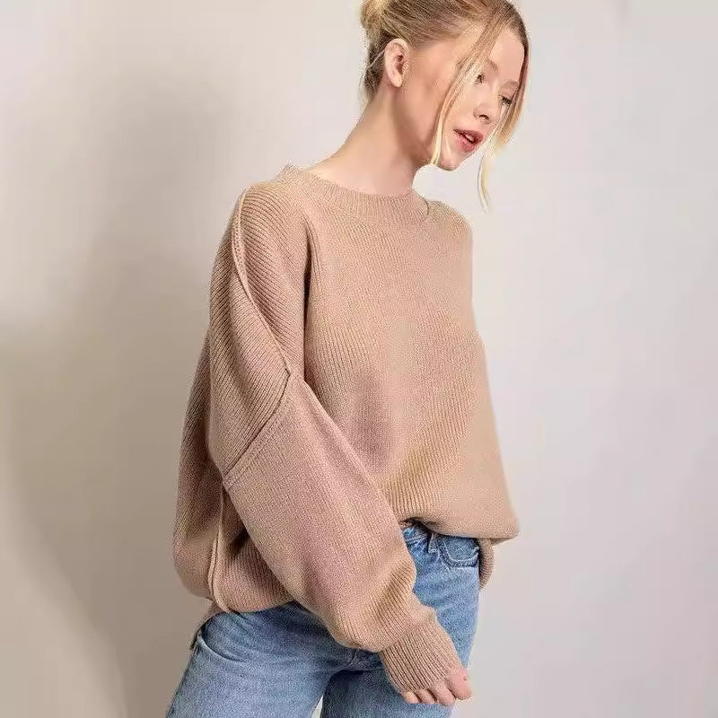 Damer avslappnad oversized stickad tröja Mirla-Eva Jonsson