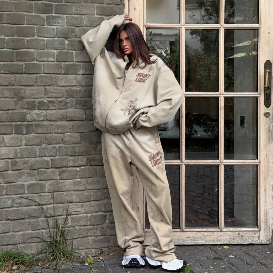 Damer avslappnad oversized sweat-outfit Mirla-Eva Jonsson