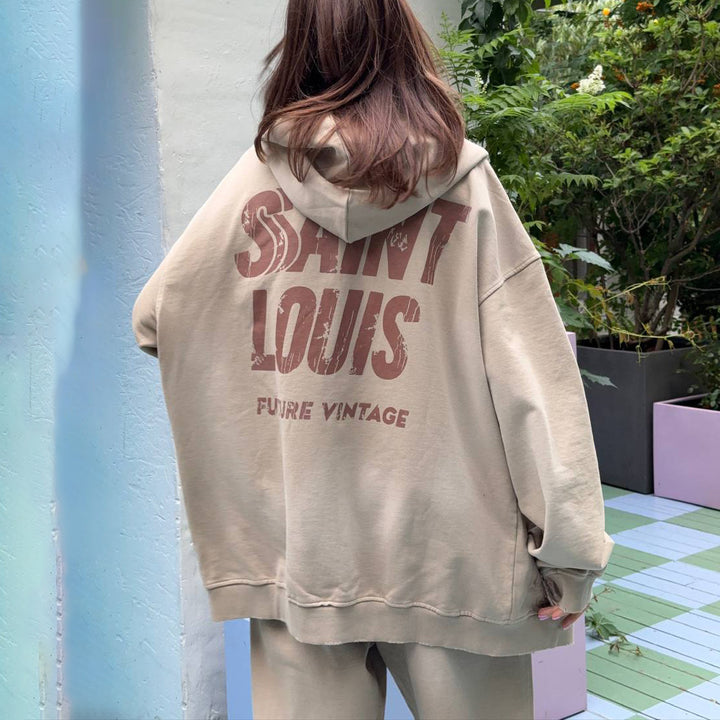 Damer avslappnad oversized sweat-outfit Mirla-Eva Jonsson