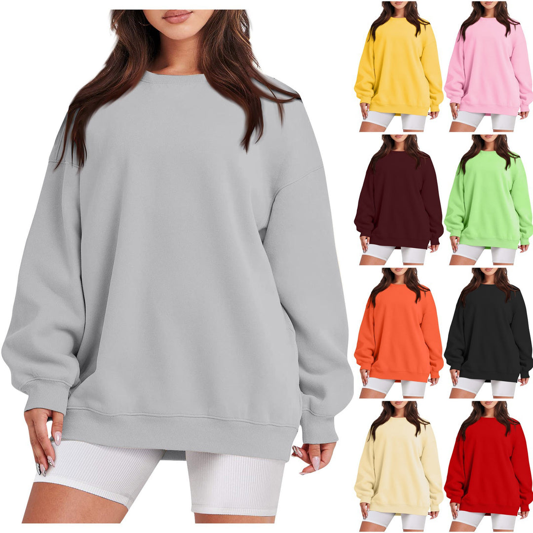 Damer avslappnad oversized sweatshirt Eva Jonsson-Eva Jonsson