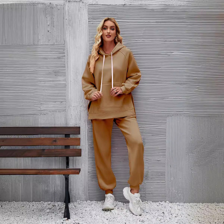 Damer avslappnad oversized sweatshirt- och joggingbyx-set Mirla-Eva Jonsson