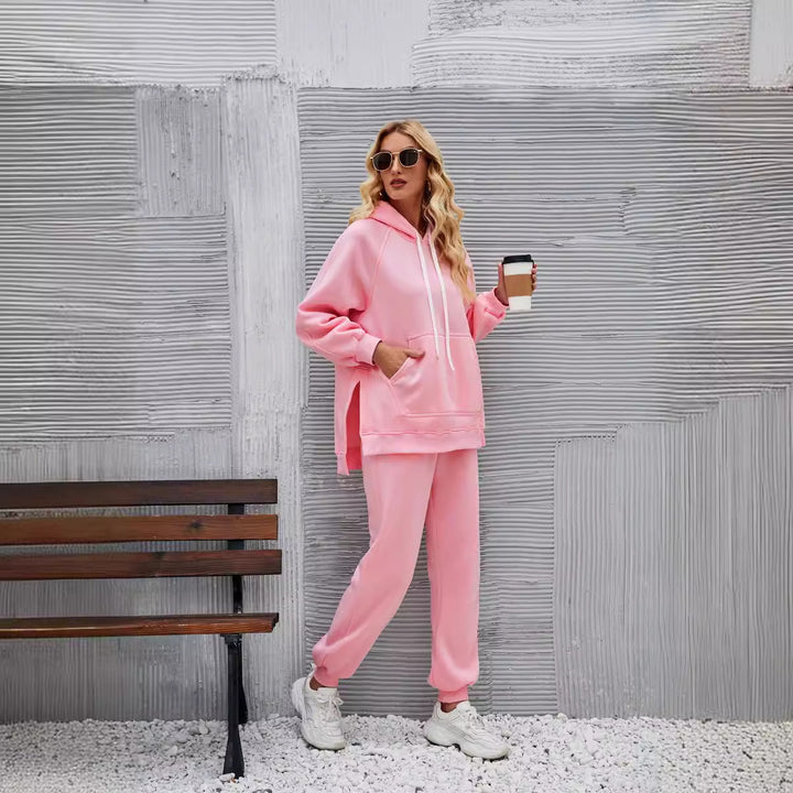 Damer avslappnad oversized sweatshirt- och joggingbyx-set Mirla-Eva Jonsson