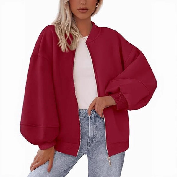 Damer avslappnad oversized sweatshirtjacka Mirla-Eva Jonsson