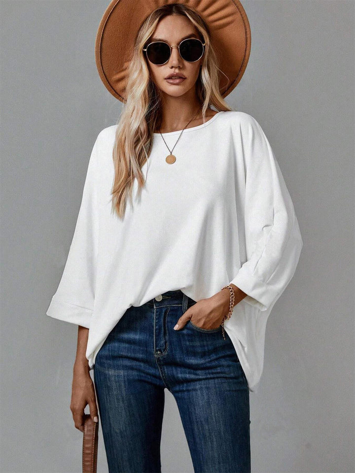 Damer avslappnad oversized topp Mirla-Eva Jonsson