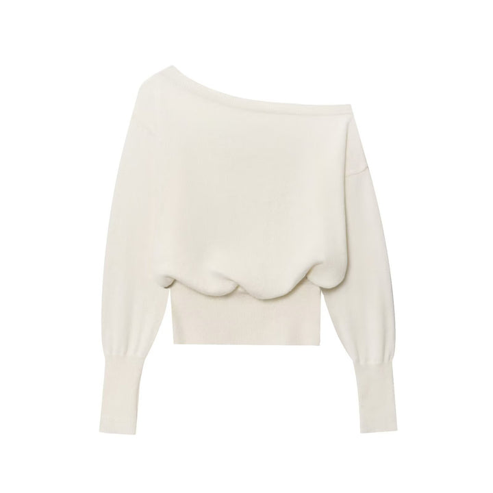 Damer avslappnad oversized topp med asymmetrisk snitt Mirla-Eva Jonsson